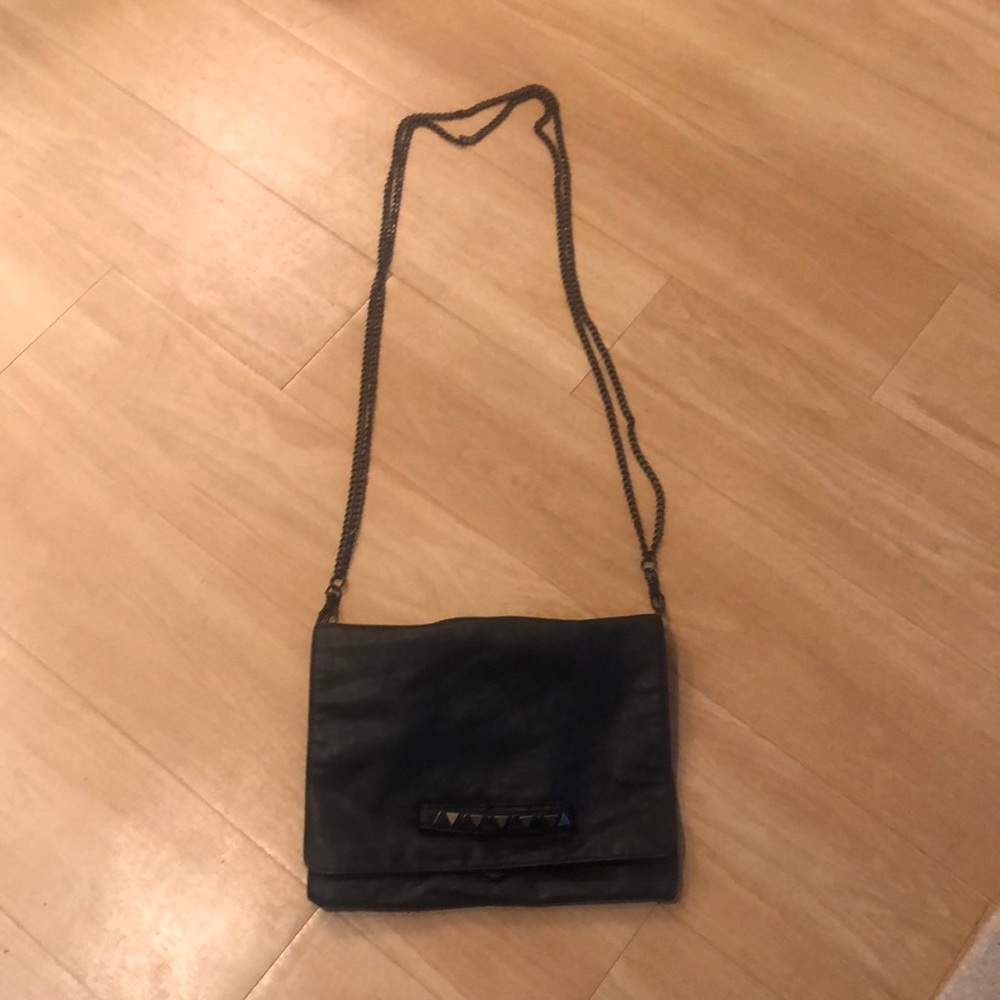 Volcom black cross body purse